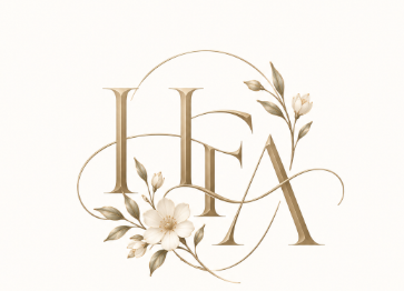 HEA floral monogram
